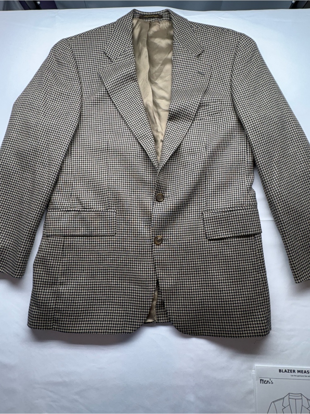 Ralph Lauren, Polo University Brown & Tan Houndstooth Sport Coat